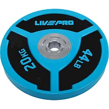 Бамперный диск полиуретановый LiveUp LP8027-20 ø50.5мм 20кг