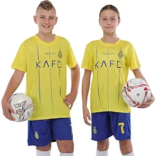 Футбольна форма дитяча із символікою клубу AL NASSR RONALDO 7 домашня 2024 SP-SPORT CO-3644 105-160см