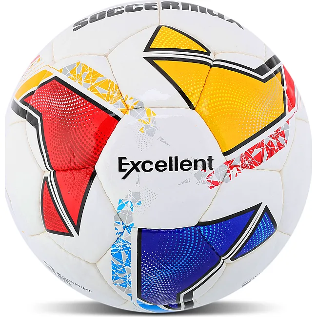 Футбольный мяч
 SOCCERMAX FB-9495 №5 PU (Белый-желтый-синий)