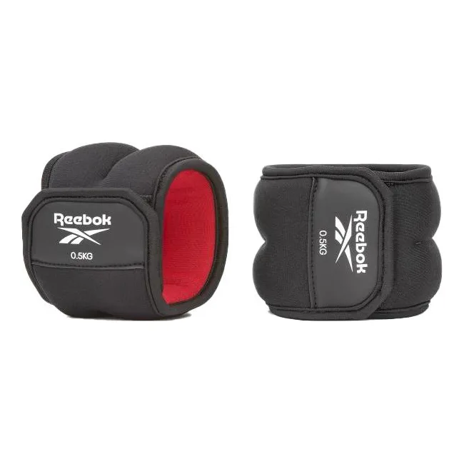Утяжелители лодыжки Reebok Ankle Weights черный, красный 1.5 кг