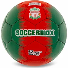 Розпродаж! Футбольний мяч SOCCERMAX LIVERPOOL FB-0047-822 №5 PU червоний