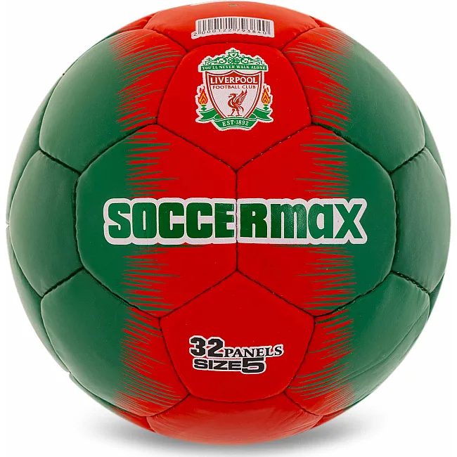 Футбольный мяч
 SOCCERMAX LIVERPOOL FB-0047-822 №5 PU
-красный