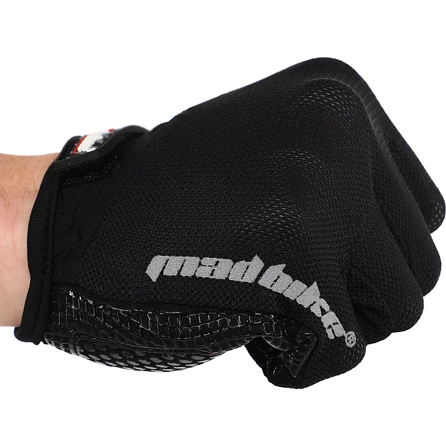 Велоперчатки
 велоперчатки с закрытыми пальцами MADBIKE SK-13 (Черный)