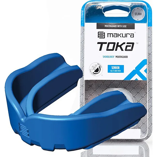 Боксерская капа MAKURA Toka взрослая (возраст 11+) Blue