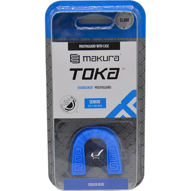 Боксерская капа MAKURA Toka взрослая (возраст 11+) Blue