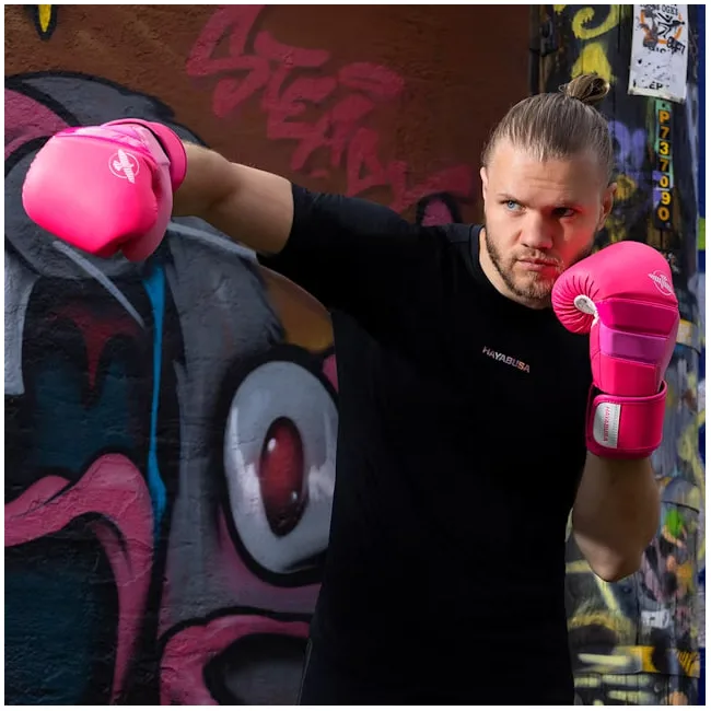 Боксерські рукавички HAYABUSA T3 Neon Pink