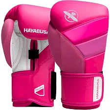 Боксёрские перчатки HAYABUSA T3 Neon Pink