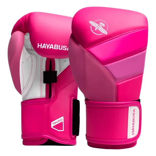 Боксерські рукавички HAYABUSA T3 Neon Pink