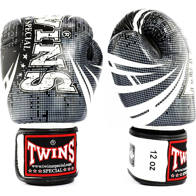 Рукавиці для боксу Twins Fancy FBGVL3-TW5 White Black