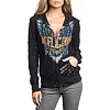 Двусторонняя женская толстовка AFFLICTION Born To Run Revzip Hood