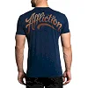 Футболка AFFLICTION Mens Gearhead Tee Navy Lava Wash