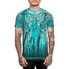 Футболка мужская AFFLICTION Ascending Arctic Teal