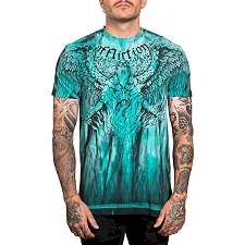 Футболка мужская AFFLICTION Ascending Arctic Teal