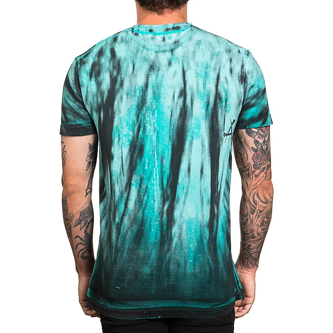 Футболка мужская AFFLICTION Ascending Arctic Teal