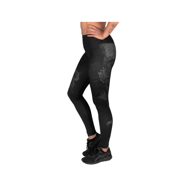 Леггинсы женские VENUM Santa Muerte 3.0 Black Black