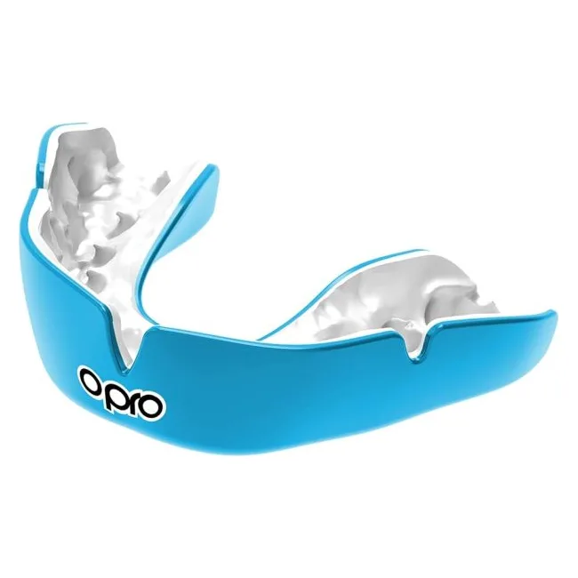 Капа для бокса с индивидуальной подгонкой OPRO Instant Custom Fit Single Color Sky Blue