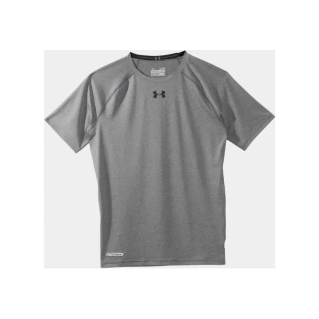 Компресійна футболка Under Armour HeatGear® Sonic Compression Short Sleeve Grey