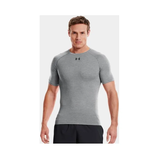 Компресійна футболка Under Armour HeatGear® Sonic Compression Short Sleeve Grey