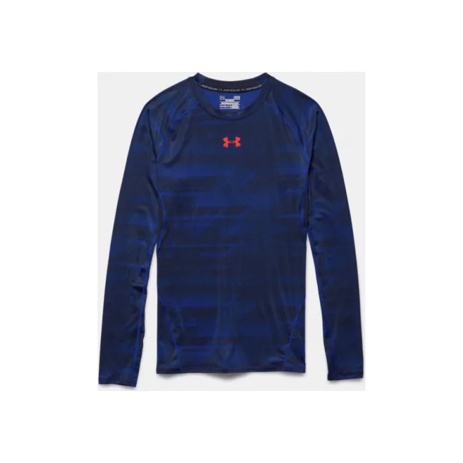 Компресійна футболка Under Armour Printed Long Sleeve Compression Shirt Academy