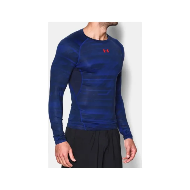 Компресійна футболка Under Armour Printed Long Sleeve Compression Shirt Academy
