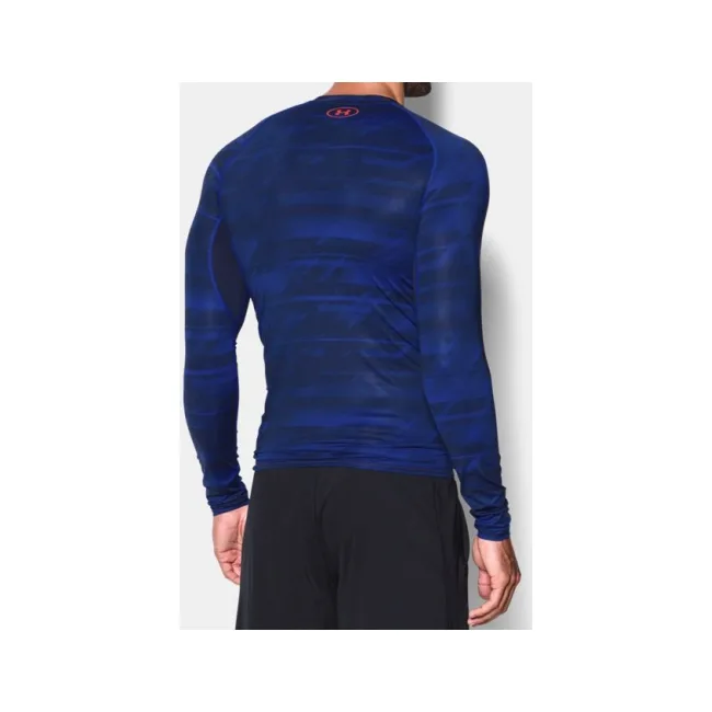 Компресійна футболка Under Armour Printed Long Sleeve Compression Shirt Academy