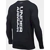 Чоловічий лонгслів Under Armour Vertical Wordmark Black