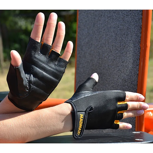 Перчатки для фитнеса MADMAX MFG-251 Rainbow Orange