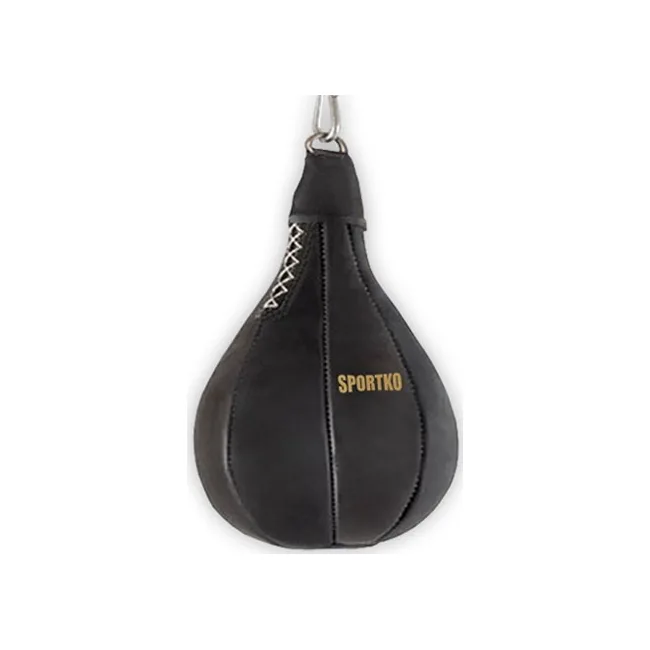 Боксерська груша краплеподібна Sportko ГК1 (шкіра, 5кг)