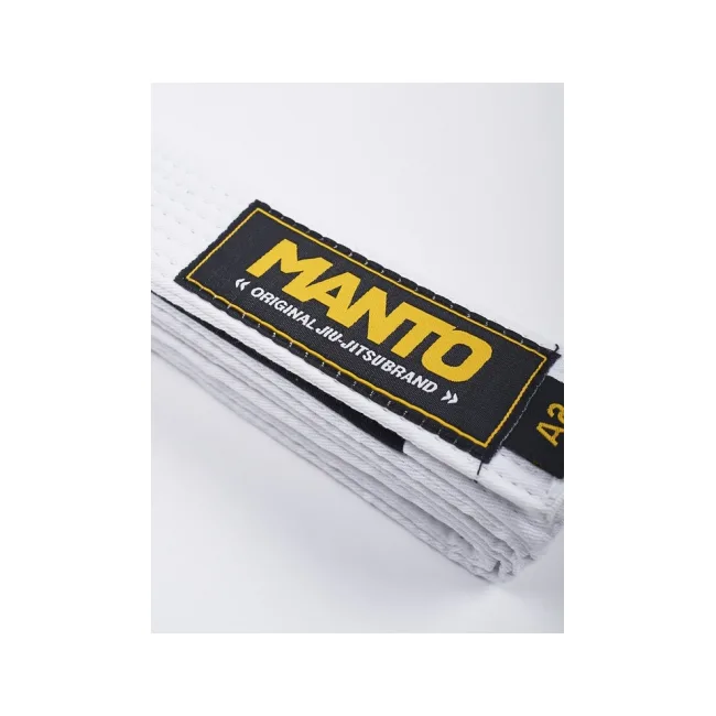 Пояс для кімоно MANTO Original BJJ Belt White