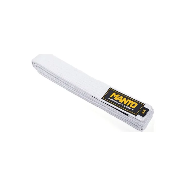 Пояс для кімоно MANTO Original BJJ Belt White