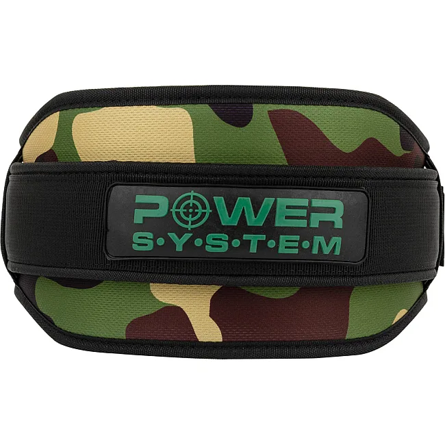 Пояс для становой тяги POWER SYSTEM PS-3220 Predator неопреновый Камуфляж