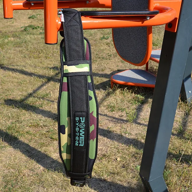 Пояс для становой тяги POWER SYSTEM PS-3220 Predator неопреновый Камуфляж