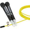 Скоростная скакалка POWERPLAY 4202 Ultra Желтая (2,9м)