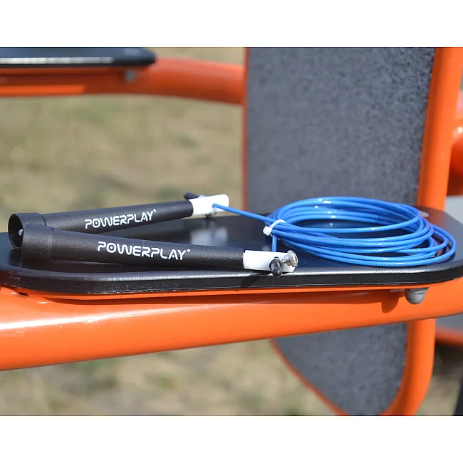 Скоростная скакалка POWERPLAY 4202 Ultra Синяя (2,9м)