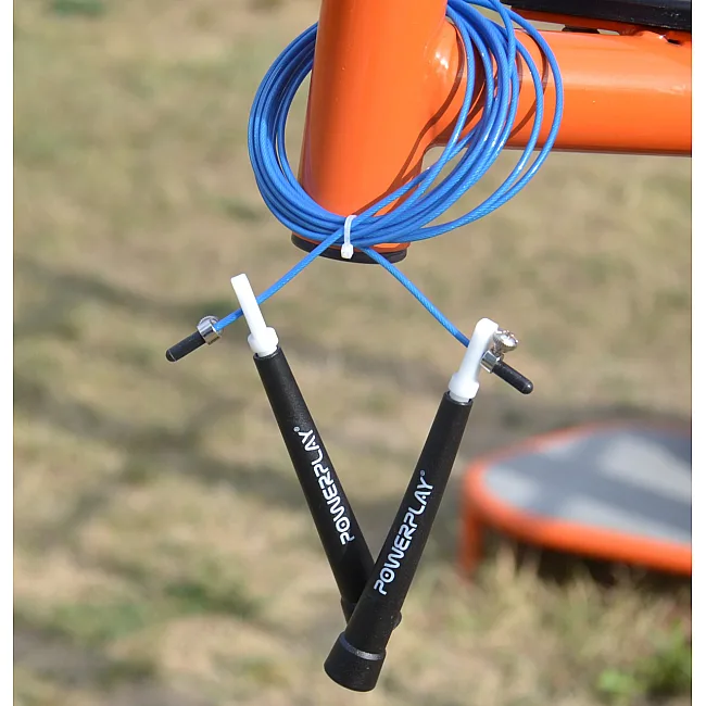 Скоростная скакалка POWERPLAY 4202 Ultra Синяя (2,9м)
