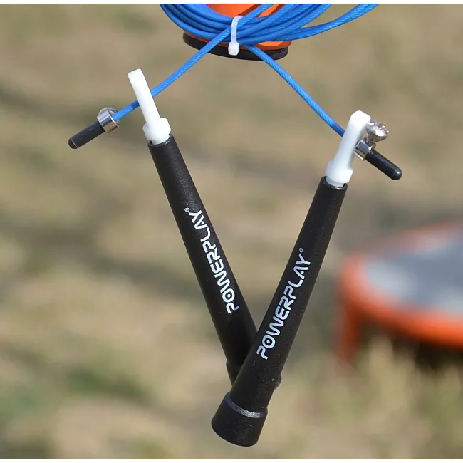 Скоростная скакалка POWERPLAY 4202 Ultra Синяя (2,9м)