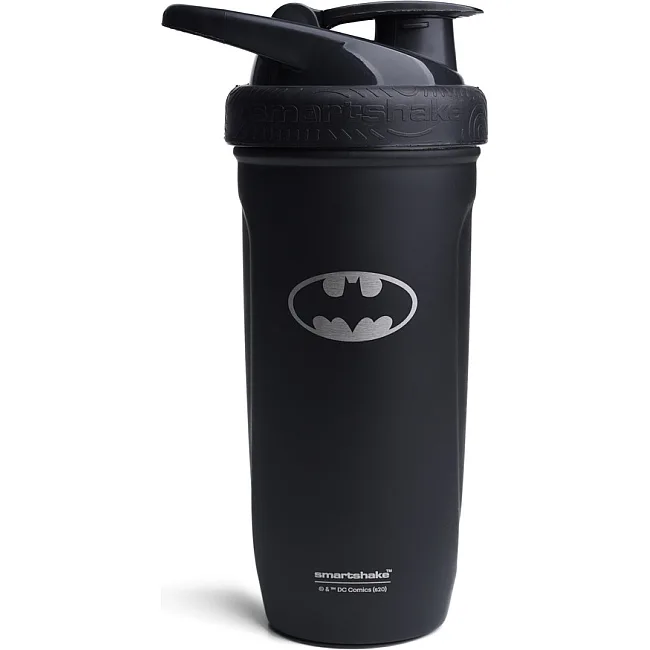 Спортивный шейкер SMARTSHAKE Reforce 900мл DC Batman Logo