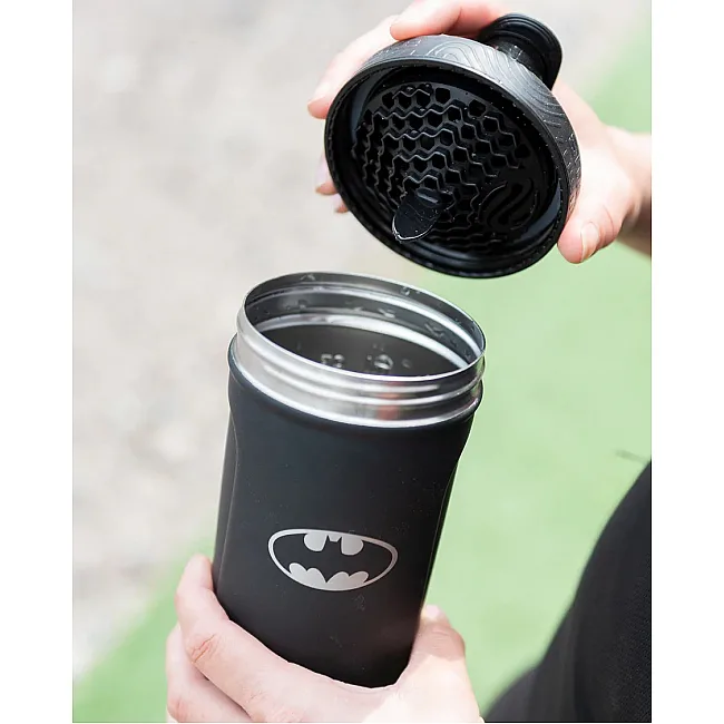 Спортивный шейкер SMARTSHAKE Reforce 900мл DC Batman Logo