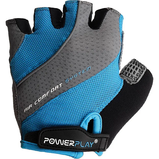 Велоруковицы POWERPLAY 5023 Голубые