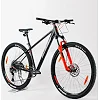 Велосипед горный KTM ULTRA FUN 29" рама M/43, черный матовый (серо-оранжевый), 2022