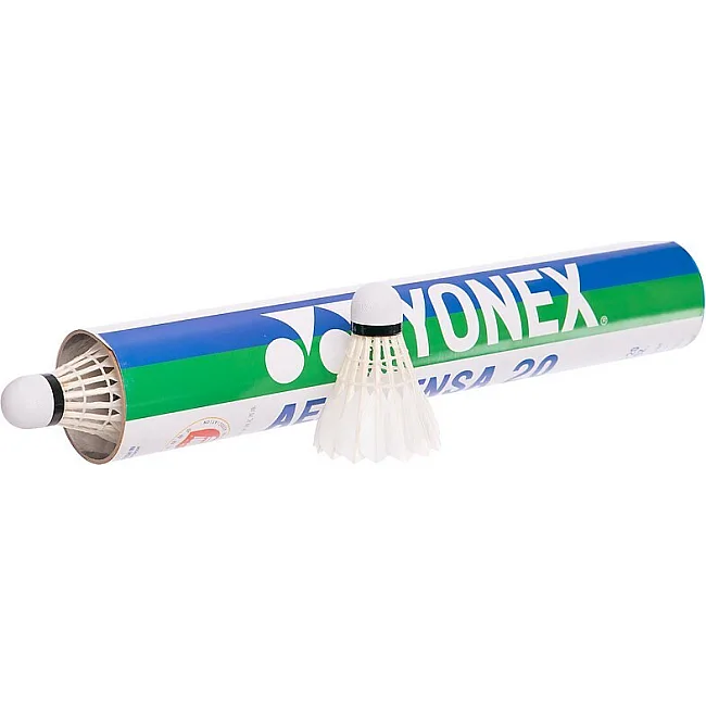 Волани для бадмінтону пір'яні 12штук YONEX AEROSENSA AS-30 (Білий)