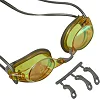 Стартовые очки для плавания радужные линзы MADWAVE STREAMLINE Rainbow M045703 (Белый)