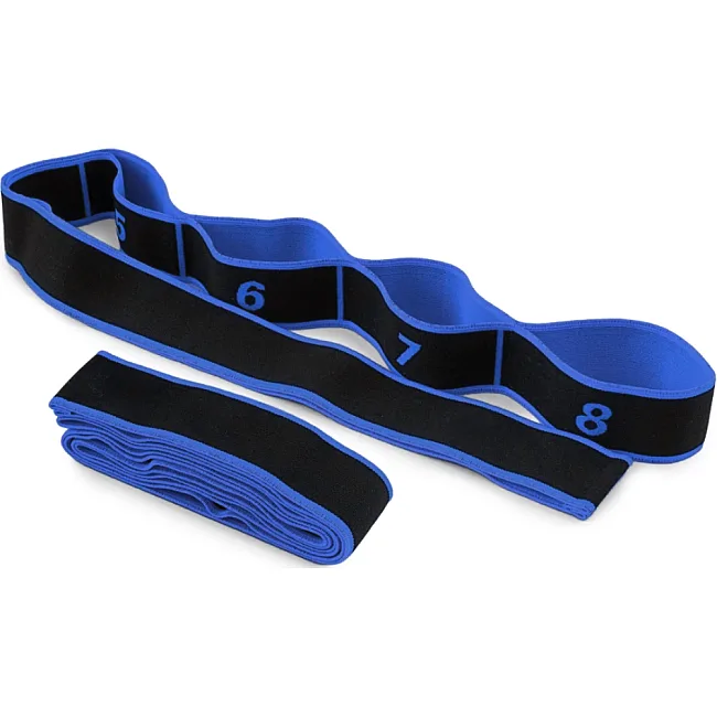 Эспандер с петлями для растяжки PowerPlay PP_4311 Fitness Band Синяя (88*4см.)