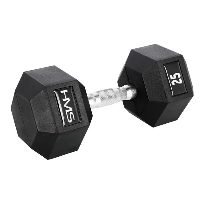 Гантель шестигранный HMS HEX PRO, 25 кг
