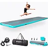 Надувной тренировочный коврик Airtrack inSPORTline Airstunt 500x100x10 см бирюзовый