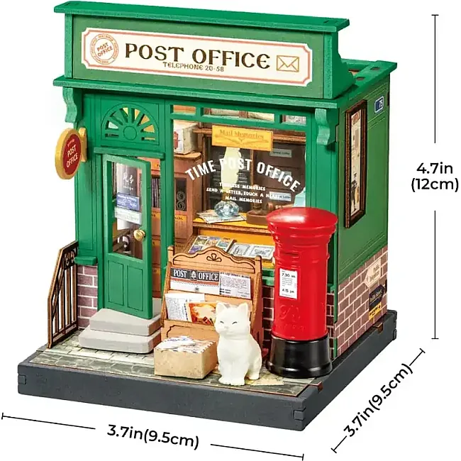 Конструктор 3D міні-будинок Robotime Rolife Century Post Office DS037