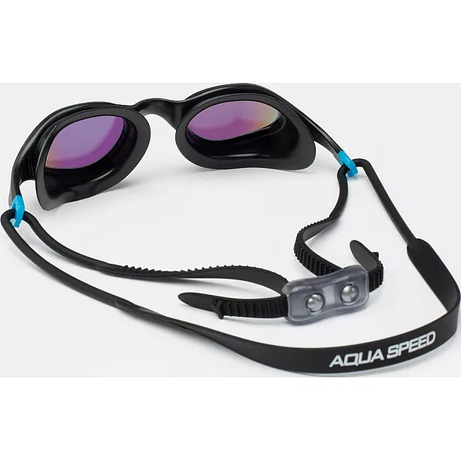Окуляри для плавання Aqua Speed VORTEX MIRROR+CASE 8899 чорний One Size