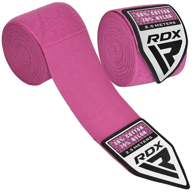 Бинты для бокса RDX Hand Wraps Pink (2.5м.)