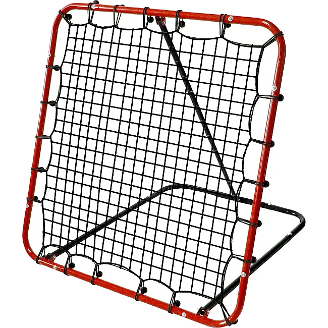Сітка тренувальна для футболу Neo-Sport NS-491 Rebounder 120 x 120 х 107 см, червона