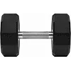 Гантель профессиональная с полиуретановым покрытием HAMMER STRENGHT TA-9215-27_5 (Черный)